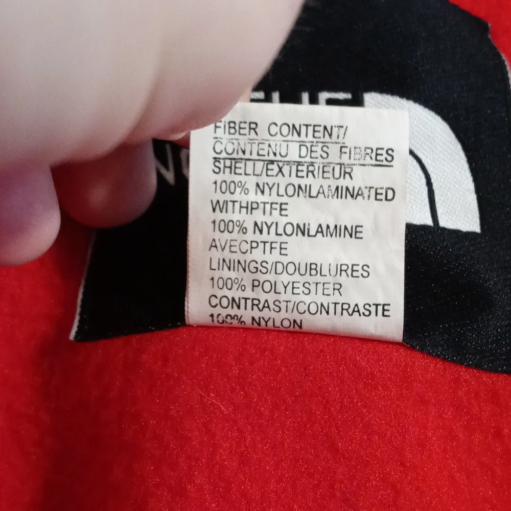 🌬VTG The North Face🌬 - Red/Black Denali Gore-Tex Windstopper Fleece Jacket
